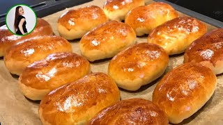 Russische Teigtaschen PIROSCHKI  Piroggen sehr fluffig und lecker  Russische Küche [upl. by Pepin]