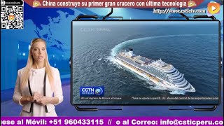 China construye su primer gran crucero con última tecnología [upl. by Giliane]