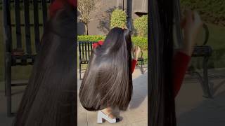 Hair straightening free at home shorts hairstraightening keratin hairtutorial viral diy [upl. by Llednor245]