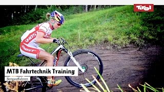 MTB Fahrtechnik Training 4 Mountainbike Bergauffahren Tutorial [upl. by Hepsibah]