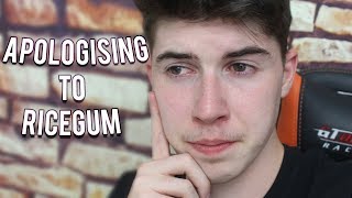 I Messed Up Apologizing To Ricegum [upl. by Kcor671]