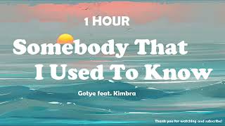 Gotye  Somebody That I Used To Know feat Kimbra  1 Hour [upl. by Anhcar958]