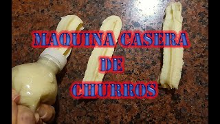 MAQUINA DE CHURROS CASERA [upl. by Sillad]