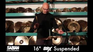 Sabian B8X Suspended Cymbal 16 in [upl. by Nnayd]