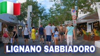 Lignano Sabbiadoro Italy  Summer Walking Tour [upl. by Derdle661]