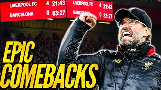 Jurgen Klopp’s 3 GREATEST COMEBACKS with Liverpool [upl. by Ahsaet13]