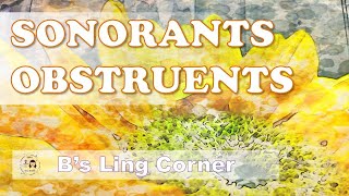 Âm vang Sonorants amp Âm ồn Obstruents  Phonetics amp Phonology  Bs Ling Corner [upl. by Akinuahs501]