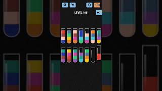 Water Color Sort Level 165 Walkthrough Solution iOSAndroid [upl. by Hulbard]