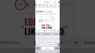 How to Edit PDF in iPhone for free  A1Office [upl. by Fedirko218]