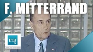 François Mitterrand quotOui je suis candidat à un second mandatquot  Archive INA [upl. by Cranford]