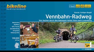 Bikeline VennbahnRadweg fietsvakantie van Aken naar Luxemburg stad Aachen  Luxembourgh [upl. by Etnaik]