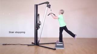 HUR Pulley Functional Trainer for Falls Prevention no subtitles [upl. by Adnilasor918]