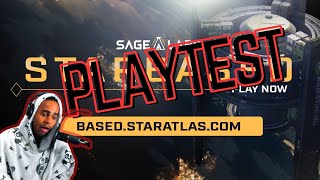 STAR ATLAS GAMEPLAY  STARBASED  FIRST IMPRESSIONS [upl. by Ulrika]