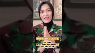 Kowad Cantik  Ucapan Selamat Naik Pangkat [upl. by Stormie]