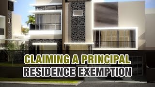 Claiming a principal residence exemption  Tax Tip Weekly [upl. by Airdnekal114]