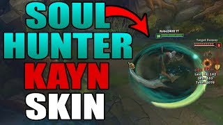 NEW SOULHUNTER KAYN SKIN GAME PLAY  League of Legends  Normal Kayn Form  Kobe2408 [upl. by Maurie25]