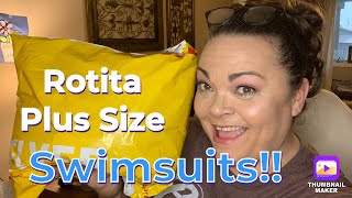 Rotita Try On Haul Plus Size swimsuits [upl. by Eerat]