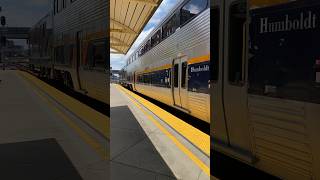 2 car Amtrak PTC test train departs Emeryville [upl. by Jews]