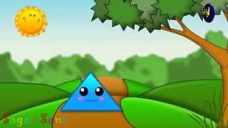 Lets Learn  The Shapes  Nursery Rhymes  Kids Songs  Learn Kids [upl. by Nyladam]