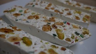 French Nougat de Montélimar Recipe [upl. by Inait966]