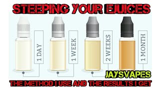 Steeping Your Ejuice The Method I Use And The Results I Get [upl. by Hannus816]