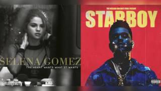 Selena Gomez x The Weeknd  The Heart Wants A Starboy Mashup Feat Daft Punk [upl. by Leith]