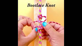 How To Make a Bootlace Knot [upl. by Mesics]