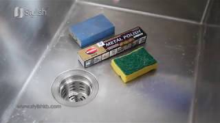 Removing Kitchen Sink Scratches by Stylish® [upl. by Imotas172]