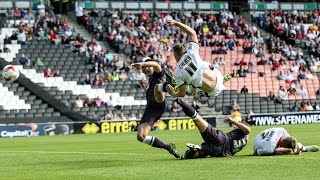 HIGHLIGHTS MK Dons 13 Derby County [upl. by Milas519]