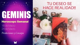 ⭐️GEMINIS SU CORAZÓN HA TOMADO UNA DECISIÓN 💓🔥💓 HOROSCOPO SEMANAL Cordelia Tarot [upl. by Nirrep889]