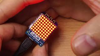 Matrix LED Shield для WEMOS D1 mini [upl. by Annabal431]