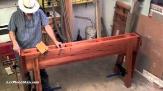 1 of 34 How To Build A Roubo Work Bench AskWoodMan Style [upl. by Adamik923]