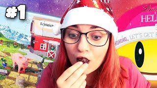 OTWIERAM KALENDARZE ADWENTOWE 🍬 1 Vlogmas 2017 [upl. by Gualtiero480]