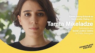 „Our civil society in Georgia is quite active“ – Demokratie Dialog mit Tamta Mikeladze [upl. by Reivaj682]