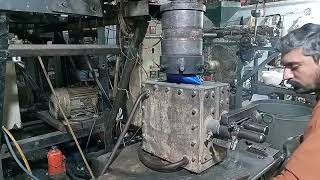 making blue plastic spray tanks manually in factory [upl. by Eladnyl51]