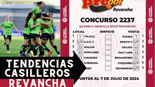 Tendencias Casilleros Progol Revancha 2237 [upl. by Box]