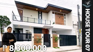 HOUSE VLOG 07  Modern Contemporary TwoStorey House in Pampanga [upl. by Enirehtakyram]