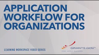 Learning Workspace  Application Workflow for Organizations [upl. by Ludewig]