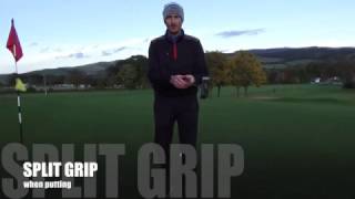 Split grip for putting [upl. by Anaoy]