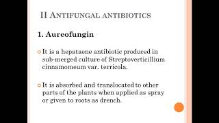 FUNDAMENTALS OF PLANT PATHOLOGY  ANTIBIOTICS Part 2 [upl. by Rialb864]