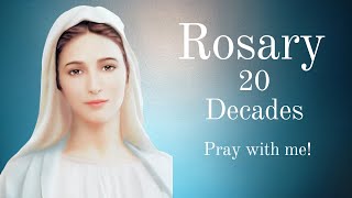 Rosary Prayers  20 Decade Rosary  All Mysteries [upl. by Drhcir58]