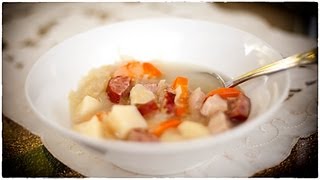 Cabbage Soup  Kapusniak  Anias Polish Food Recipe 35 [upl. by Elraet]