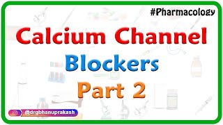 Calcium Channel Blockers Part 2  CVS pharmacology  Dr Rajesh Gubba [upl. by Stafani834]