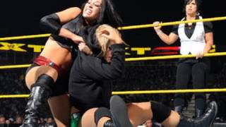 WWE NXT Kaitlyn vs Maxine [upl. by Yenwat]