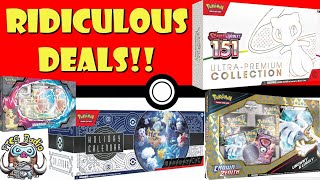 Ridiculous Pokémon TCG Deals You Need to See NOW Pokémon TCG News [upl. by Ydnih]