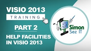 Visio 2013 for Beginners  Part 2  How to Access Help Facilities in Visio 2013 [upl. by Torp]