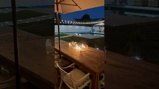 Build your own fire pit dining table diy backyarddesign decklife exteriordesign [upl. by Ignatius638]