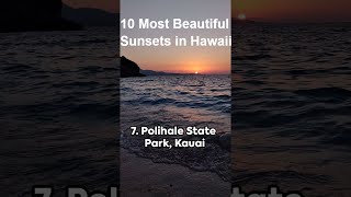 10 Most Beautiful Sunset Spots in Hawaii 🌅 2024 [upl. by Ameline]