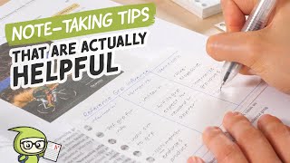 NoteTaking Tips That Are Actually Helpful 📝 [upl. by Nytsirk]