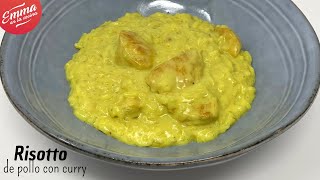 RISOTTO de POLLO con CURRY  Cremoso [upl. by Warrick732]